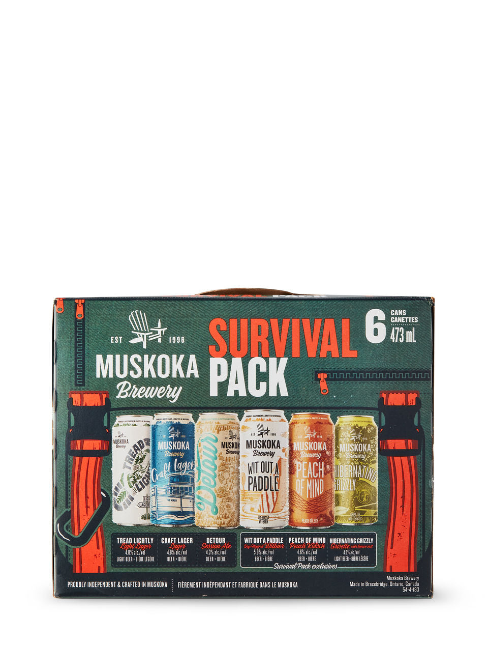 Muskoka Survival Pack - 6 Pack